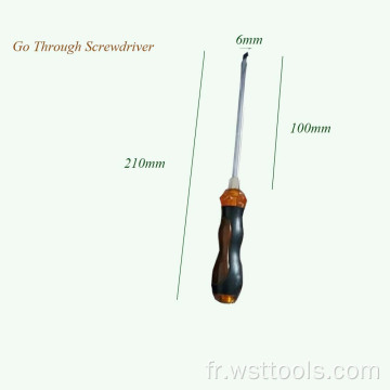 Tournevis double tête double fente et Phillips